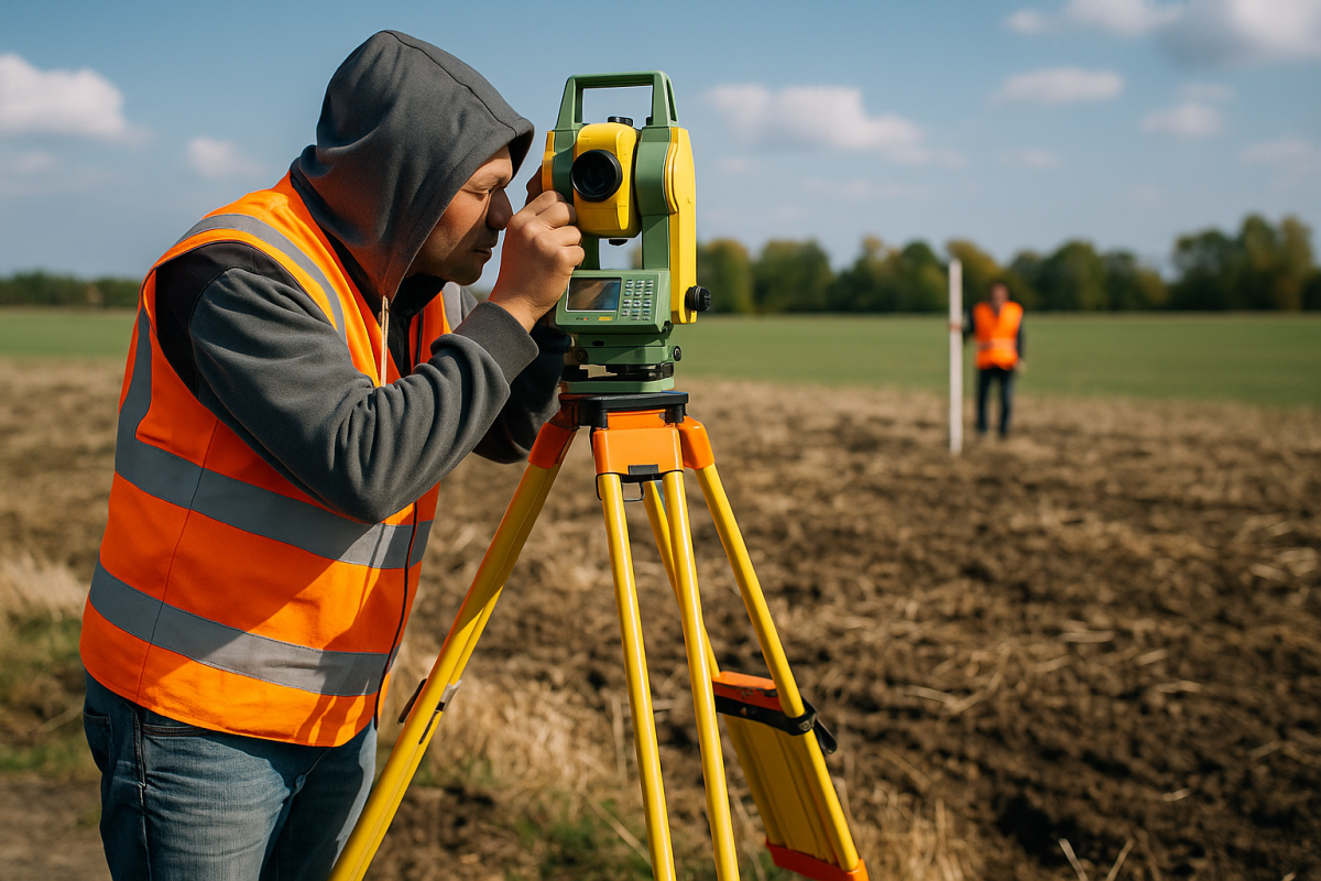 Inżynier geodeta na placu budowy – {kiedy jego pomoc jest niezbędna
